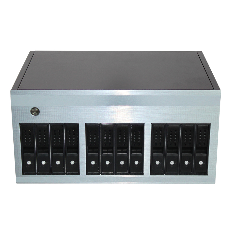 Network storage case nas server 12 bay Hot swap storage case