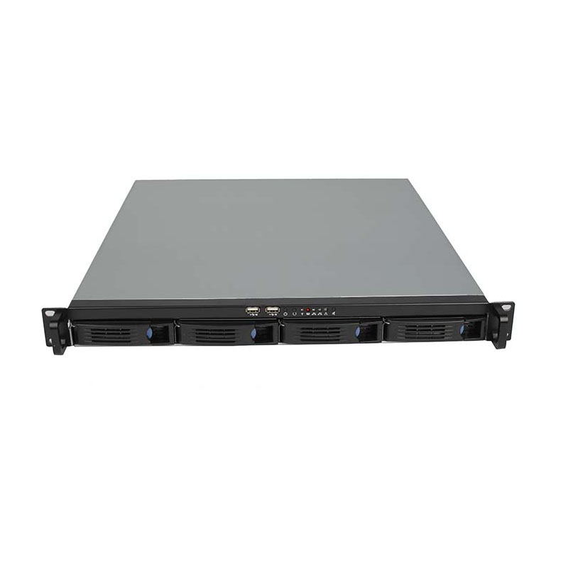 19inch 1U 4Bay hotswap storage servesr chassis